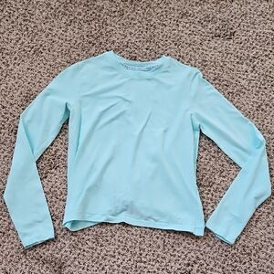 Athleta Girl Twist Top in Light Blue-NWOT